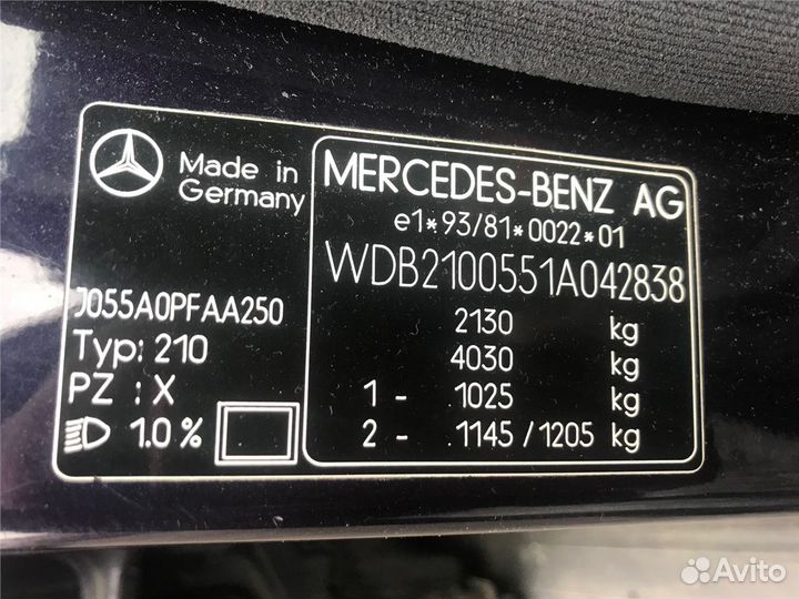 Разбор на запчасти Mercedes E W210