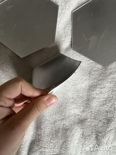 Пластиковые зеркальные пластины shein