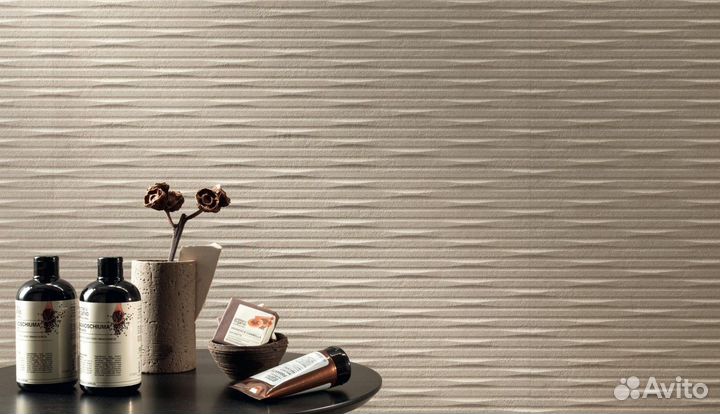 Плитка atlas C. 3D wall carve Field White 40x80