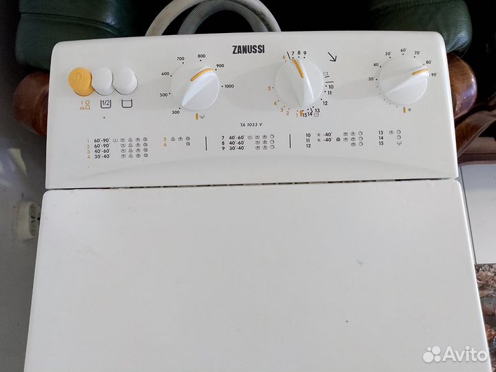 Вертикальная стиралка zanussi