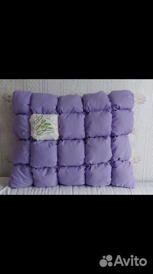 Зефирное одеяло с подушкой