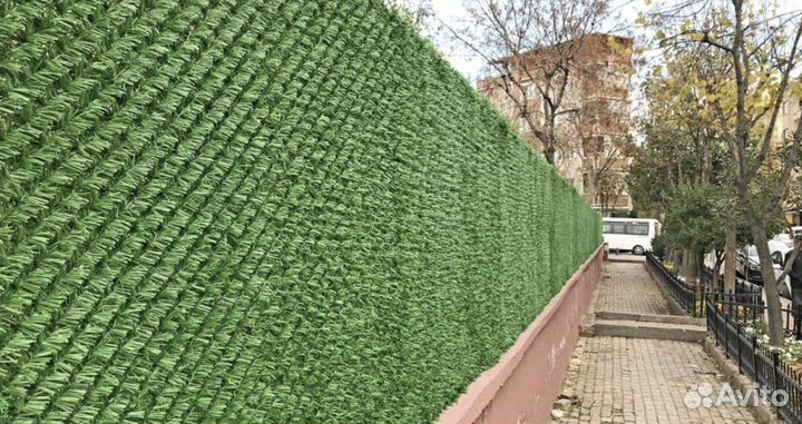 Зеленая изгородь / Забор из искусственной травы
