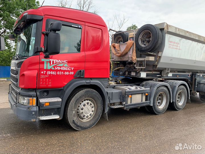 Scania P440CA с полуприцепом, 2018