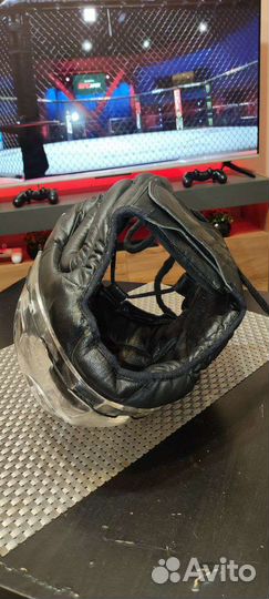 Шлем с защитой для единоборств, бокс, мма