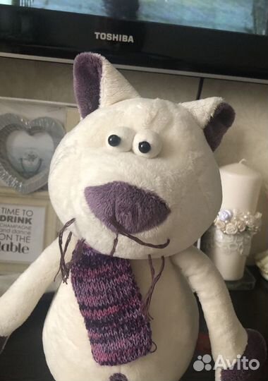 Кот мягкая ишрушка