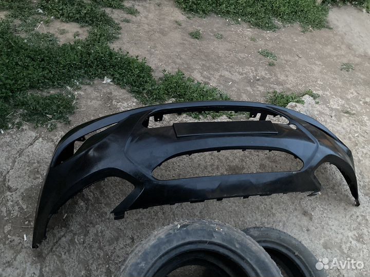 Бампер передний solaris 11 года