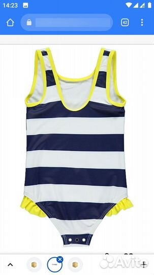 Купальник детский новый