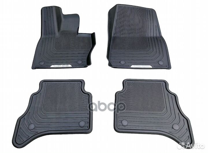 Mats - floor - rubber - SET vplks0629 land rover