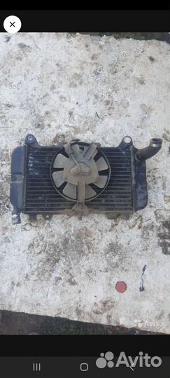 Радиатор охлаждения на kawasaki zzr 400