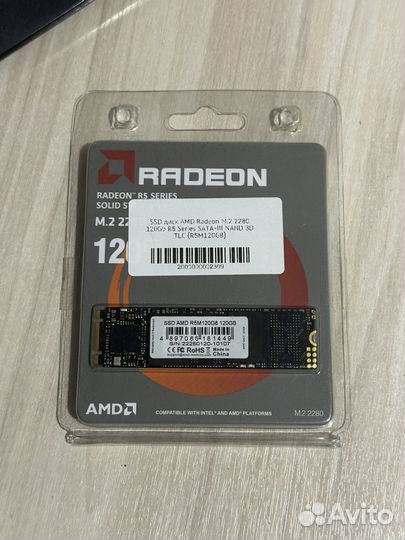 SSD диск AMD Radeon M2 NVMe 2280 120gb