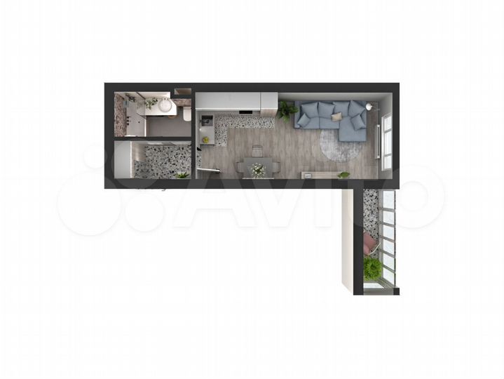 Квартира-студия, 29 м², 21/25 эт.