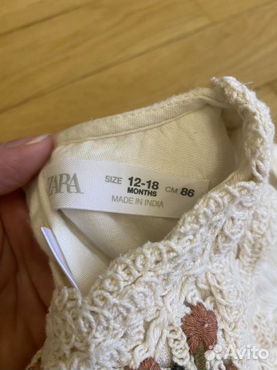 Платье детское из муслина Zara