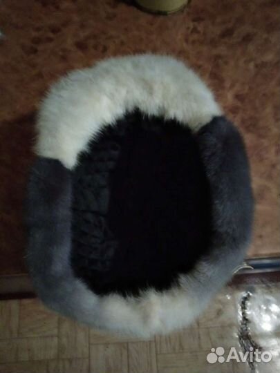 Шапка норковая женская56.58