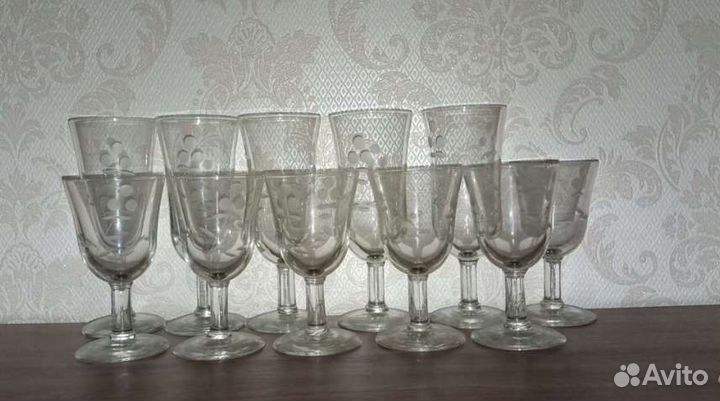 Фужеры бокалы рюмки СССР