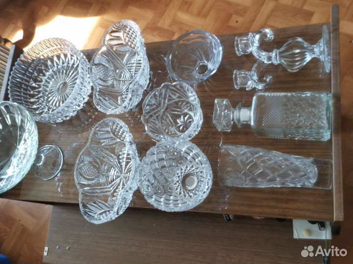 Вазы хрустальные