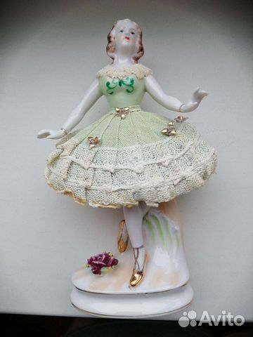 Фарфоровая статуэтка Германия танцовщица балерина