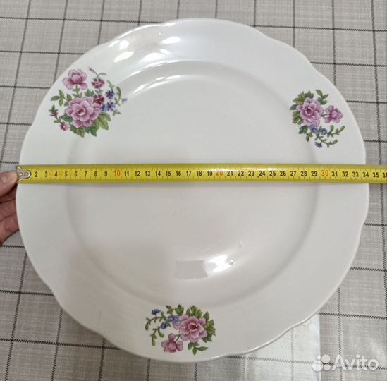 Блюдо большое, диаметр 34см