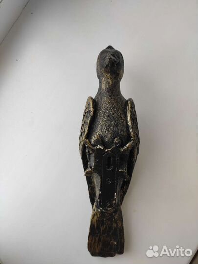 Фигурка дятла, декор фасада, украшение