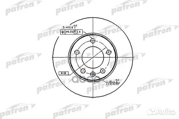 Диск тормозной задн audi: A2 02-05, A3 96, TT