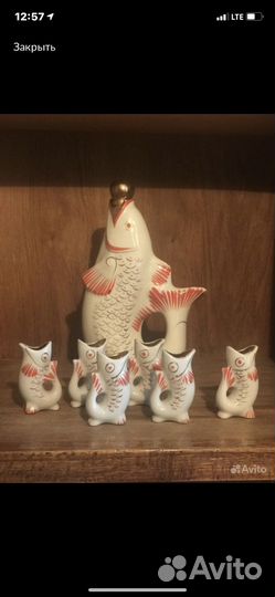 Посуда СССР. Коньячный набор 