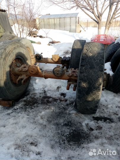 Ось прицепа маз камаз