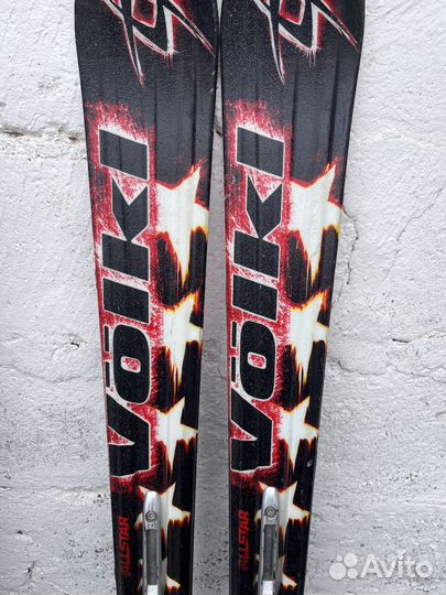 Горные лыжи, ботинки, палки