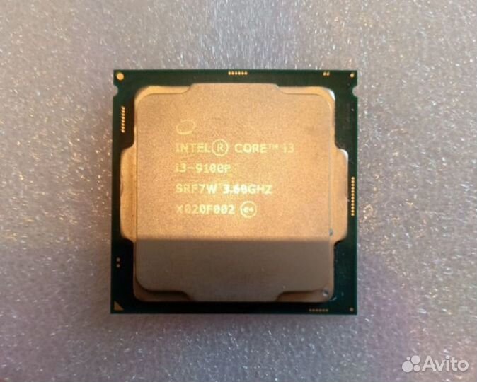 Процессор intel core i3 9100f