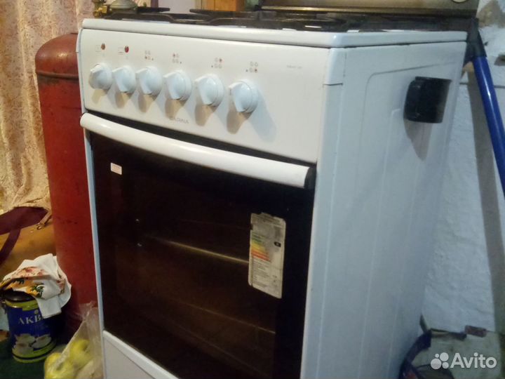 Газовая печка с электрической духовкой