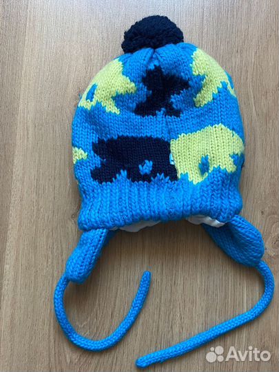 Шапка зимняя для мальчика Tokka Tribe р. 44 (6 мес