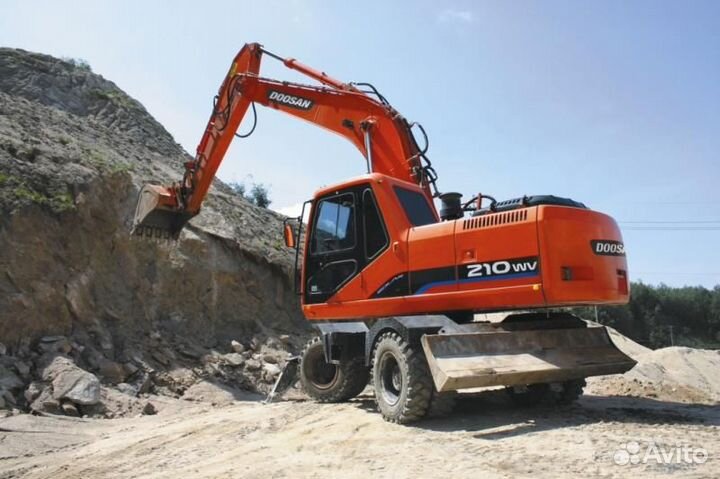 Аренда Полноповоротного экскаватора doosan