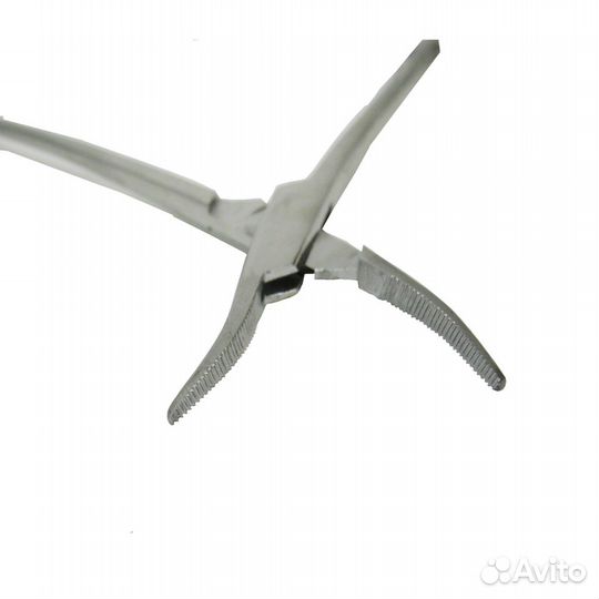 Зажим кровоостанавливающий Москито изогнутый по ре