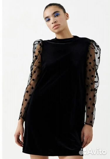 Платье женское вечернее бархатное