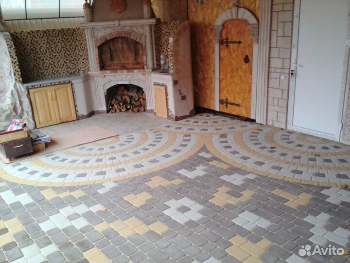 Укладка тротуарной плитки