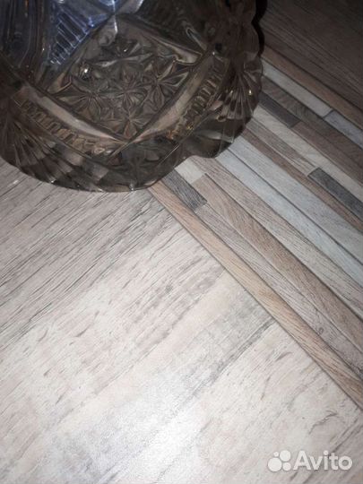 Ваза хрустальная высокая СССР