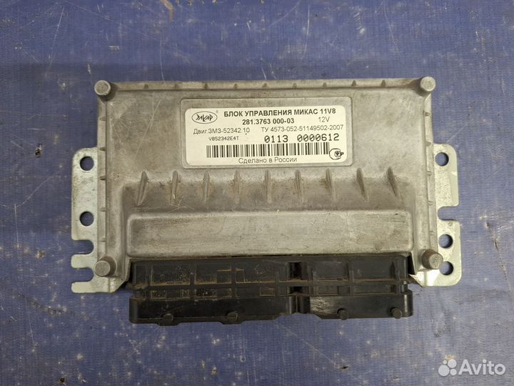 Блок управления микас 11V8 281.3763 000-03 (б/у)