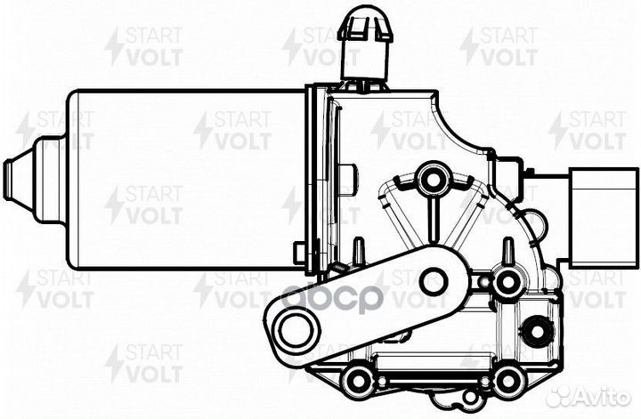 Моторедуктор стеклооч. для а/м Ford Transit (14