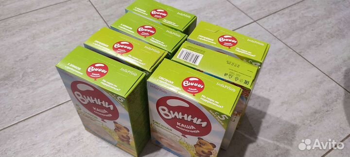 Детское питание каши и пюре