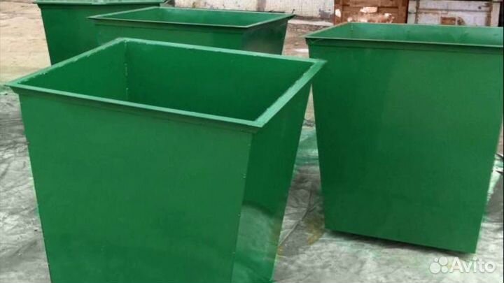 Мусорный контейнер металлический 0.75м3