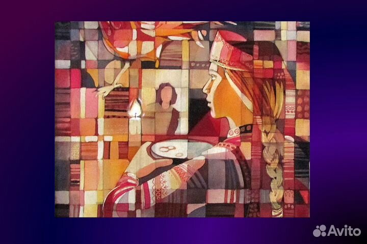 Картина батик Оригинал