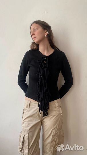 Свитер черный y2k