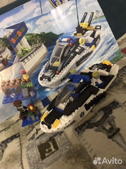 Конструктор аналог lego BanBao катер