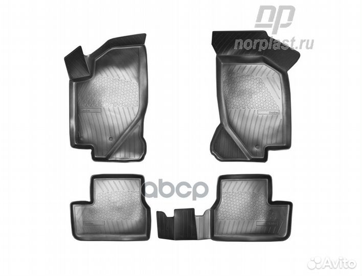 Коврики салонные для VAZ 111 Kalina 3D (2004) V