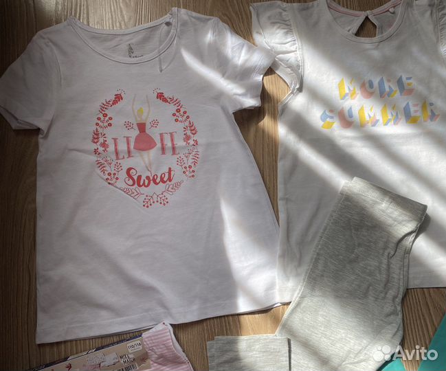 Вещи новые 110/116 на девочку пакетом