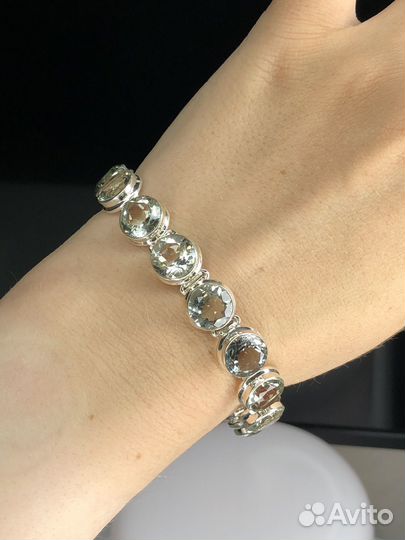 Празиолит,браслет 23 см