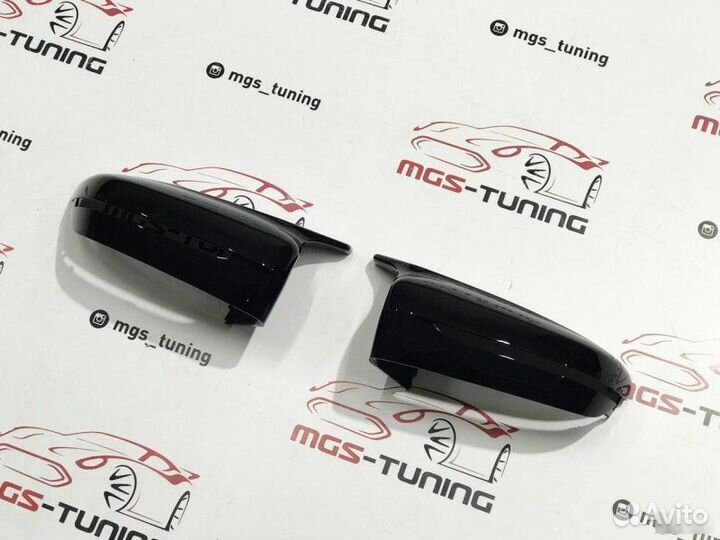 Крышки зеркал стиль BMW M3 G20 черные