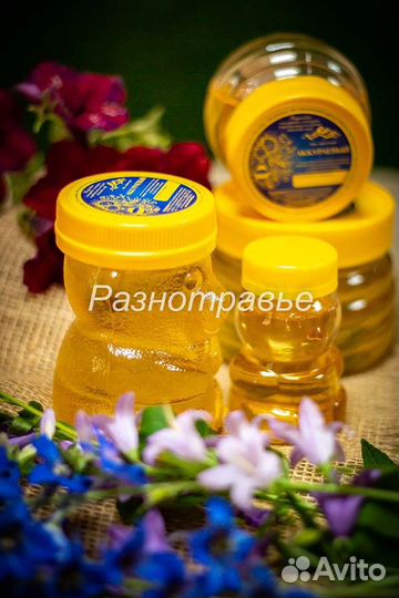 Мёд дягилевый, донник, акация, таежный, разнотравь