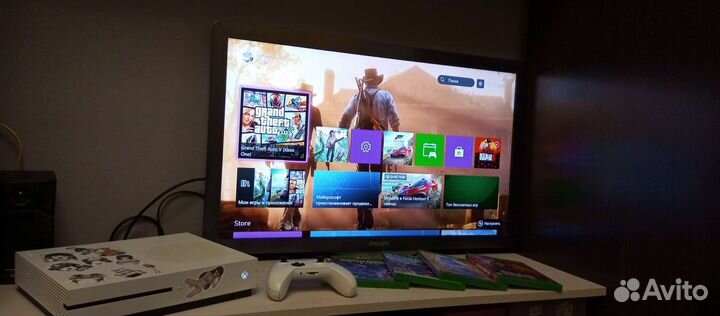 Xbox one s 500gb с играми