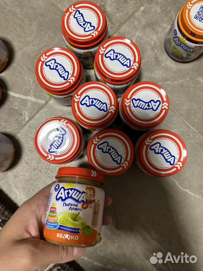 Детское фруктовое пюре агуша