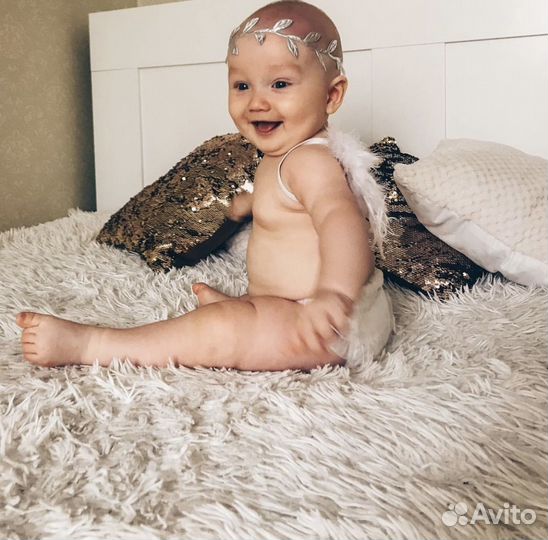 Крылья ангела для фотосессии 0-9мес младенцам