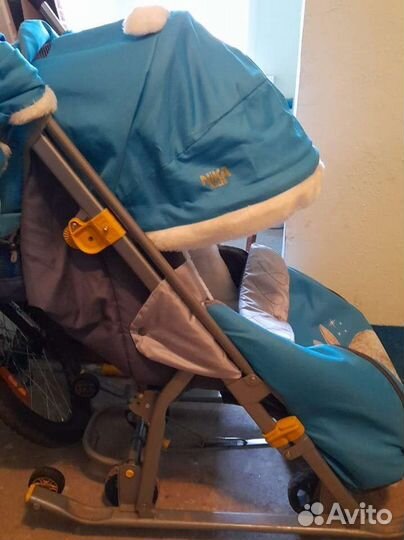 Санки коляска nika